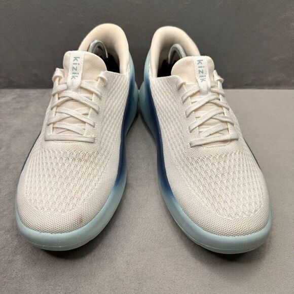 Kizik Roamer Mens Size 10 Shoes White Glacier Hands Free Slip On Comfort Sneaker